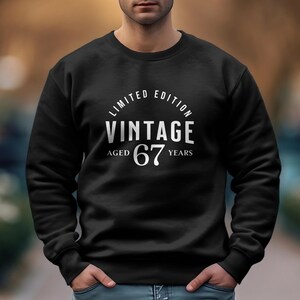 67 Birthday Limited Edition Vintage T-Shirt, 67th Birthday Shirt, 67 Birthday Gift for Men and Women, Born in 1957, 67 years old bday party