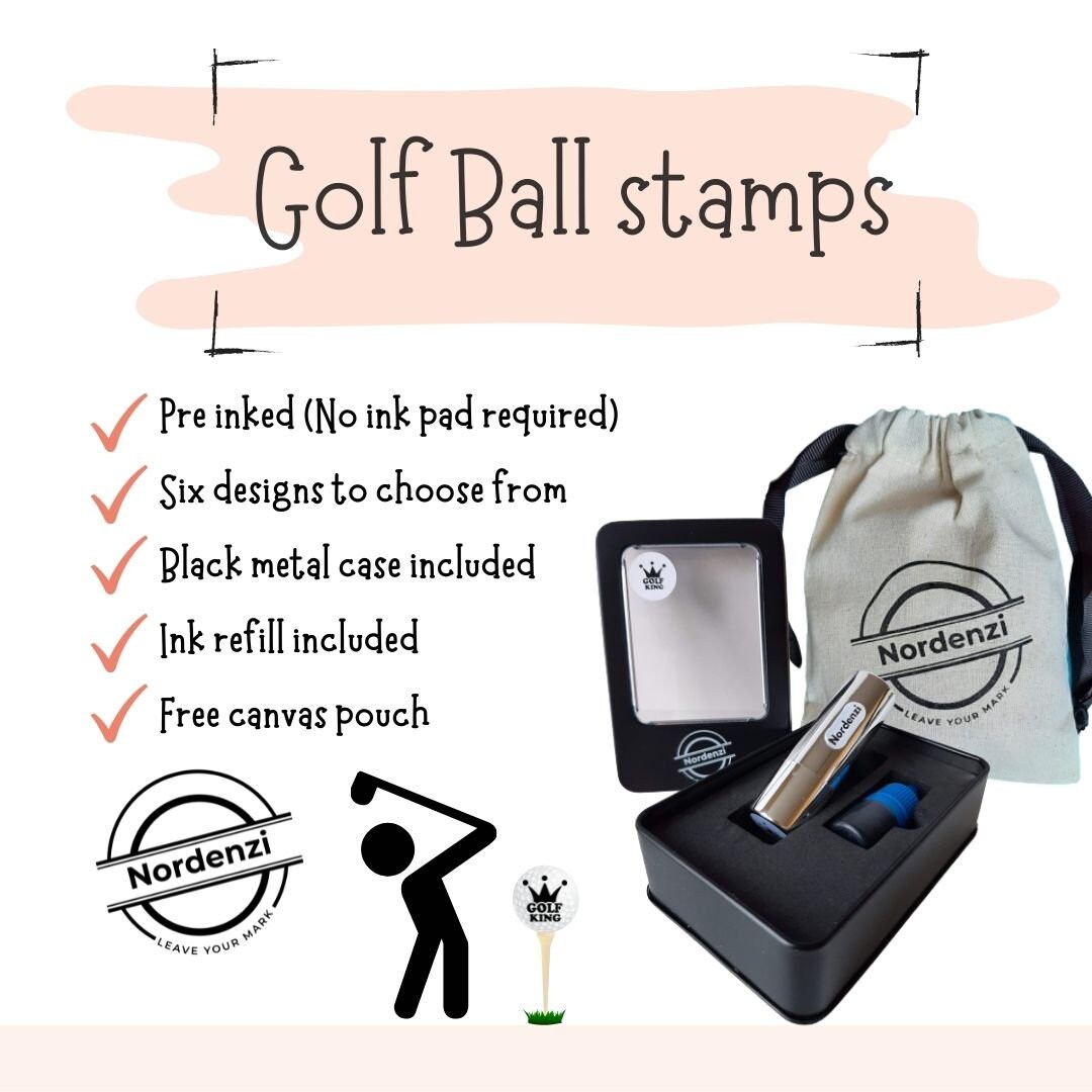 Golf Ball Stamp Golf Ball Stamper Golf Ball Marker Stamp Etsy Canada