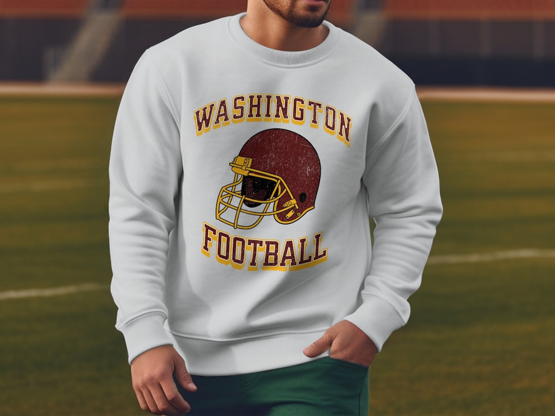 Washington Football Vintage Helmet Graphic Tee, Distressed Sports Fan T
