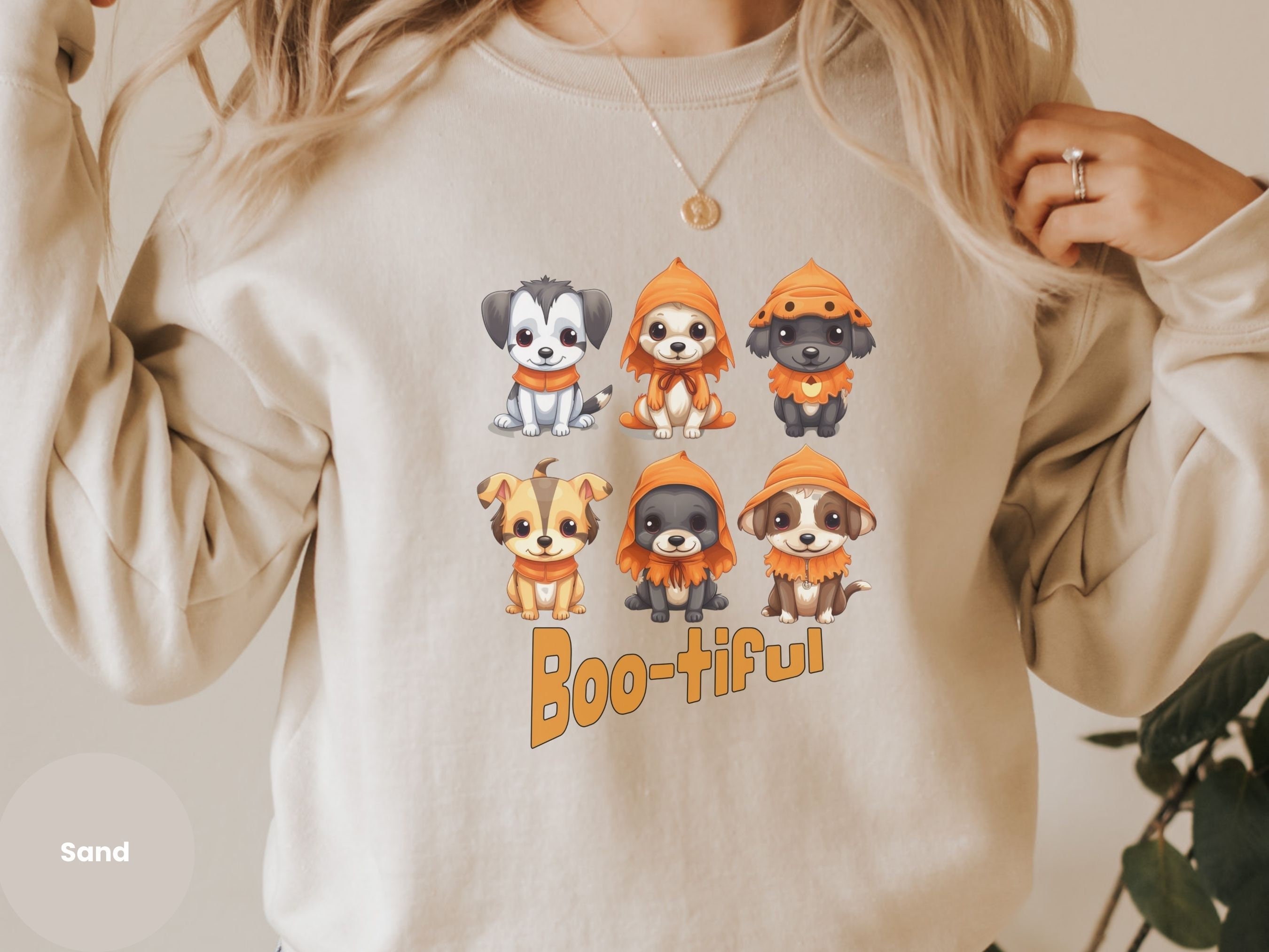 Boo-tiful Dogs Halloween Sweatshirt, Dog halloween shirt, Cute Dogs halloween Sweatshirt, Dog lover Halloween Sweatshirt, Dog halloween tee