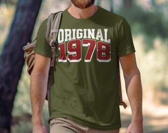 Custom 1978 Birthday Shirt For Women - Personalized 46th Birthday Gift - Made In Birth Year - Bday Star Design - Medium - View #4