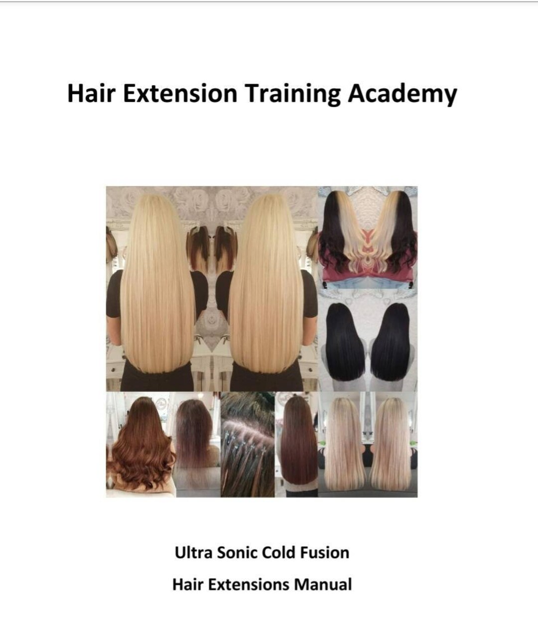 Editable Ultra Sonic Cold Fusion Hair Extension Training - Etsy
