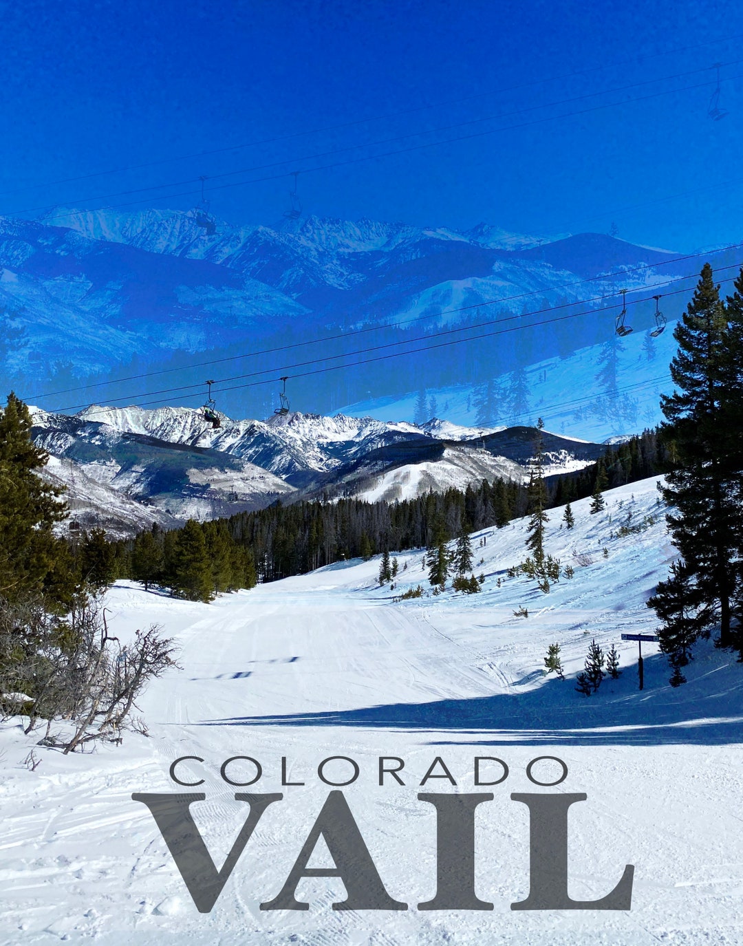 Vail, Colorado Ski Poster - Etsy