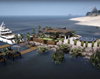 MLO FIVEM | Coast Mansion + Luxury Boat