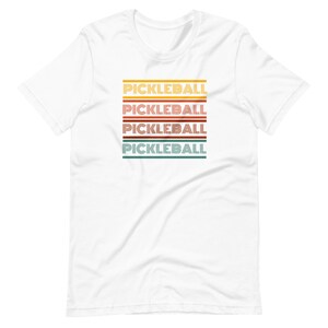 Pickleball t-shirt, Retro Pickleball, Pickleball Apparel, Pickleball Player, Pickleball Gifts for Him - Her, Pickleball Shirts