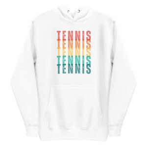 Tennis Hoodie, Tennis Sweatshirt, Tennis Apparel, Tennis Player, Tennis Gifts, Sports Sweatshirt