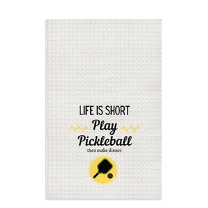 Dish Towels, Pickleball, Pickleball Gifts For Her, Kitchen Towels, Pickleball Kitchen, Funny Pickleball, Mother&#39;S Day Gifts