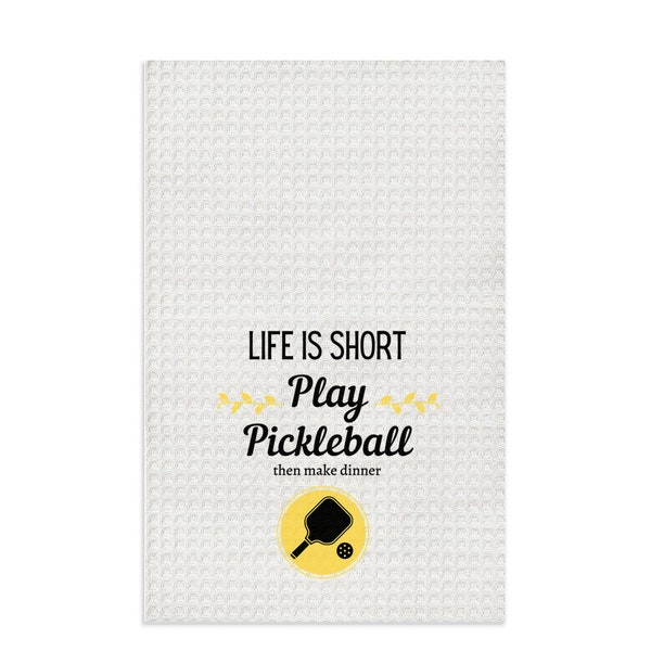Pickleball Kitchen Towels Etsy