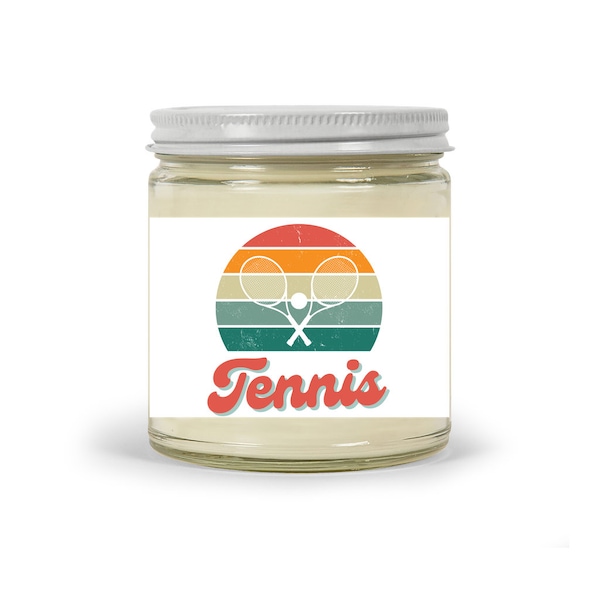 Tennis Captain Candle Etsy