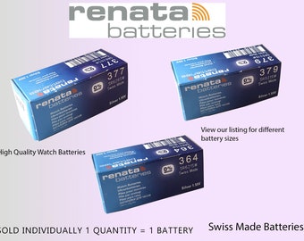 Renata Watch Batteries Swiss Made