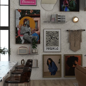 LAURYN HILL PRINT - Instant Download, pdf print, Retro Print, living room decor