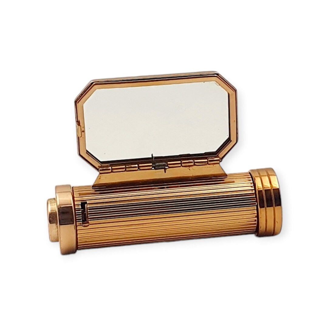 Corona Paris Lipstick Holder Case, Vintage Corona Lipstick With Mirror