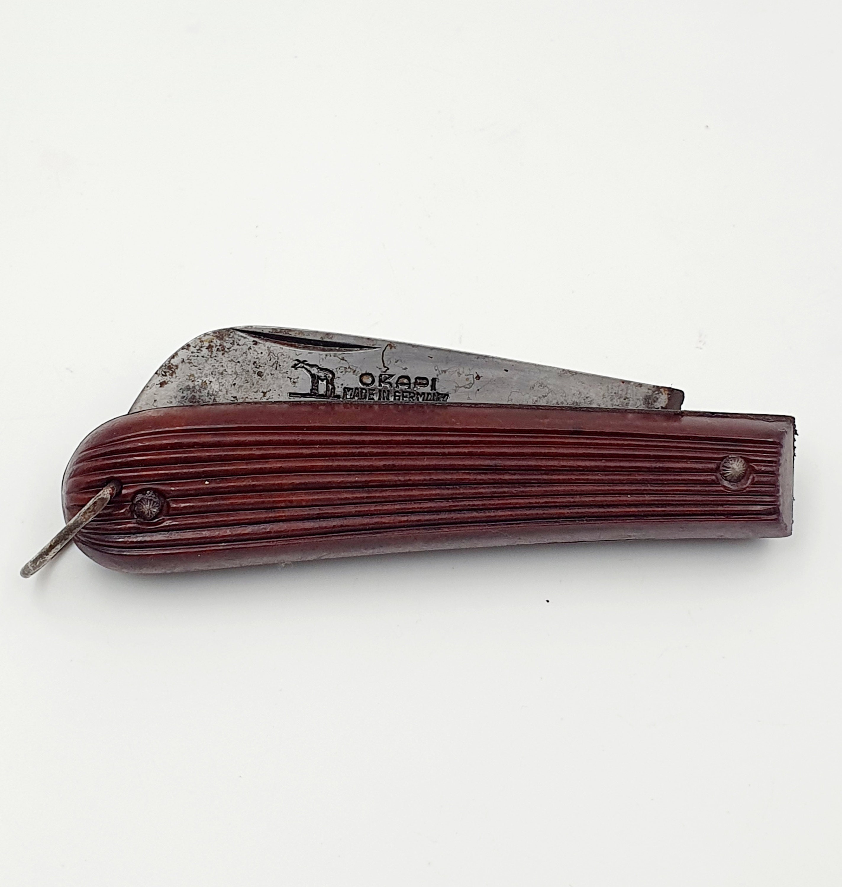 Vintage German OKAPI Folding Knife Rare Antique Collection for Etsy