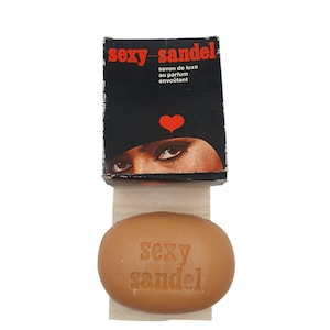 Vintage Sexi Sandel Savon de Luxe - Luxury Perfumed Soap with Subtle Intimate Fragrance - Made in West Germany, Rare Retro Bath Soap