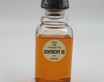 Givenchy III Eau de toilette 8 oz 240 ml Paris Women's Fragrance Made in France-1970s