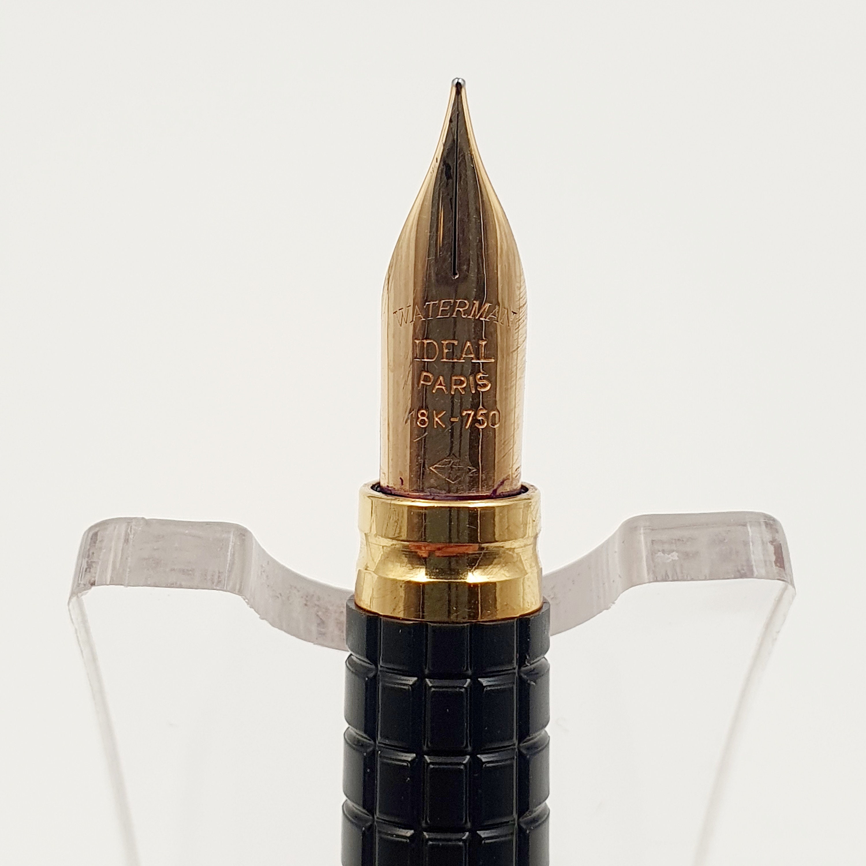 WATERMAN ウォーターマン 万年筆 ゴールド 18K 750 木目 OLD 【公式通販】