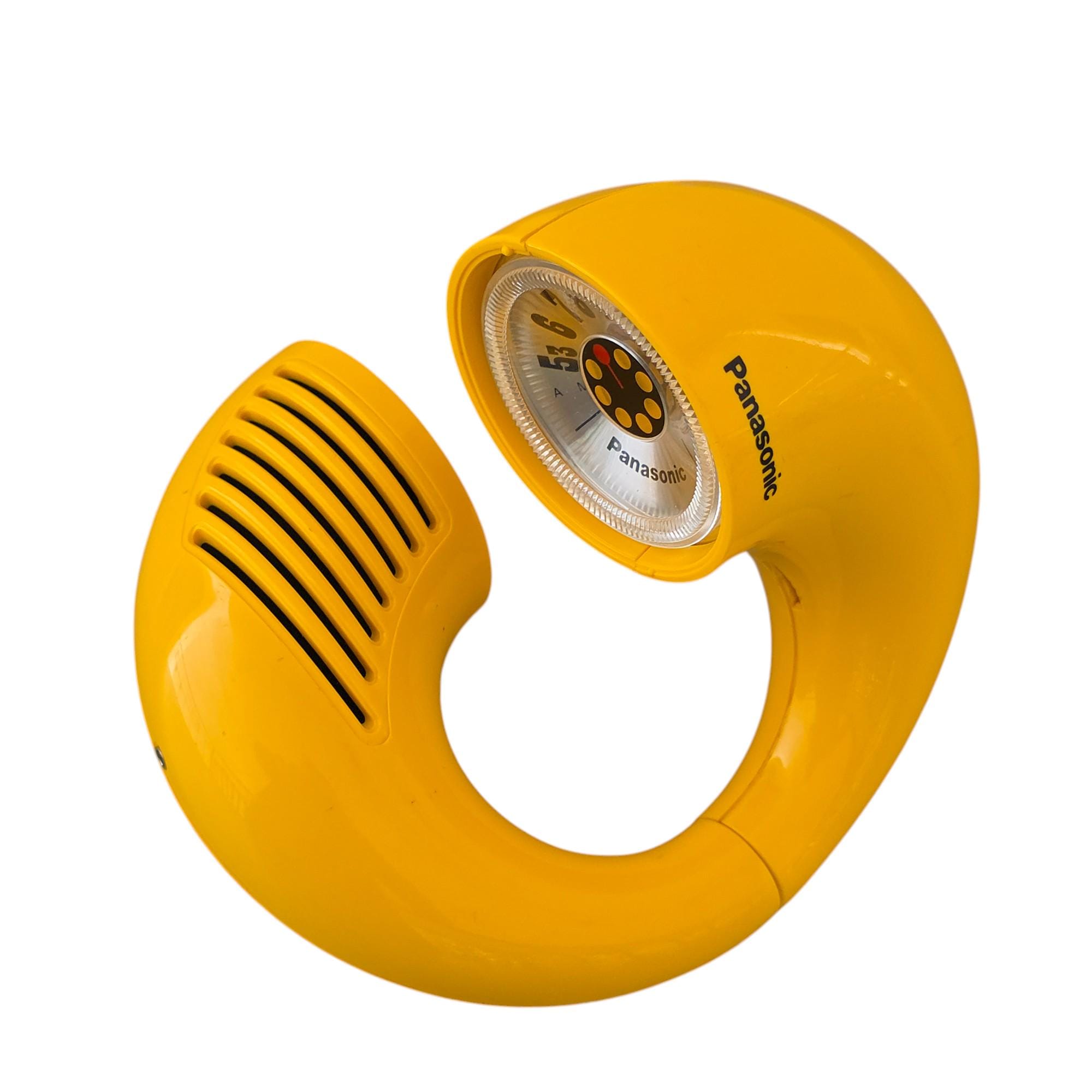 Vintage Panasonic R-72 “toot-a-loop” AM Radio – Yellow | 1970s Pop
