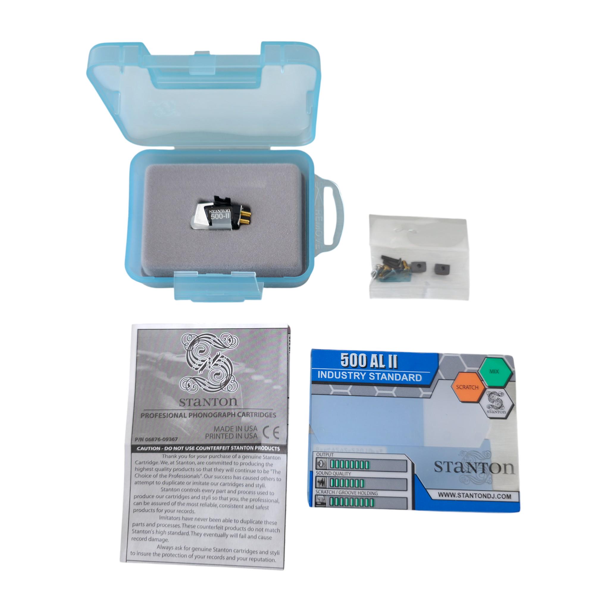 STANTON 500AL II / H4 カートリッジ新品未使用未開封 Stanton 500 AL-II DJカートリッジ – フォノ針なし – レコード用球状針
