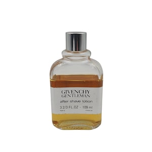 GIVENCHY GENTLEMAN After Shave Lotion 3 2/3 Fl.Oz-109ml, Vintage Before-Shave Lotion, Vintage Men&#39;s Cosmetics