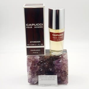 Capucci Pour Homme Jahrgang EDT 100 ml | Selten 1967 Köln für Herren | Geschenkkarton Zerstäuber | Hergestellt in Frankreich
