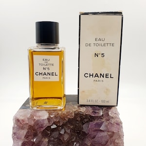 Vintage Chanel Paris No. 5 Eau de Toilette 100ml/3.4oz-Classic Women's Fragrance, Eau Pour Femme, Chanel Collectible, Iconic Women’s Perfume