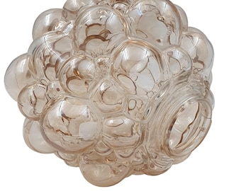 Vintage 1960s Bubble Glass Lampshade by Helena Tynell – Mid-Century Limburg Lighting, Collectible Home Decor