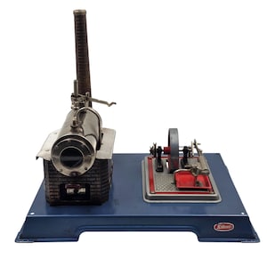Wilesco D12 Steam Engine Model – Vintage Live Steam Toy, Collectible Mechanical Engine