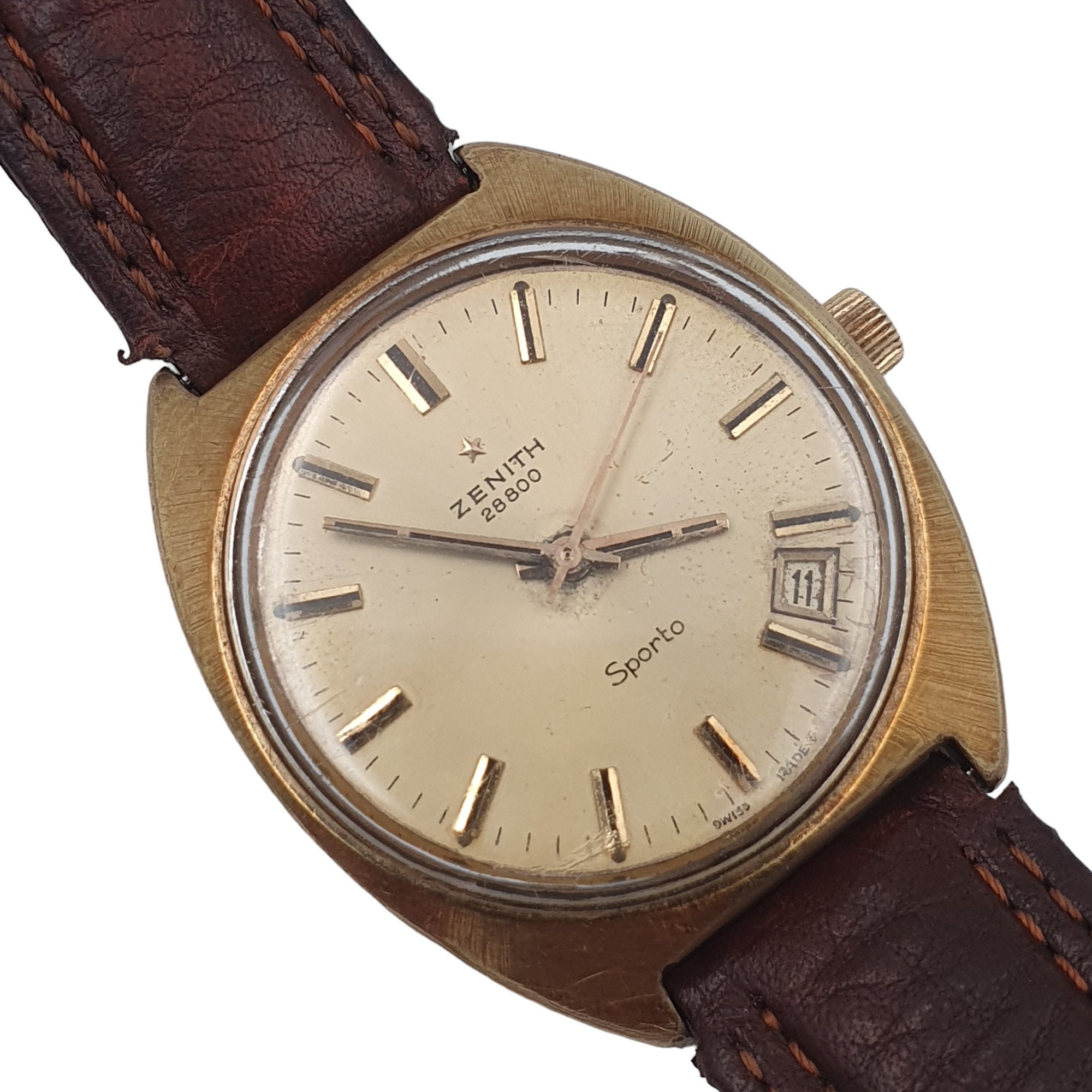 Zenith Sporto 28800 Manual Winding Wristwatch - Vintage Zenith Sporto 28800 Manual Winding Wristwatch - Vintage