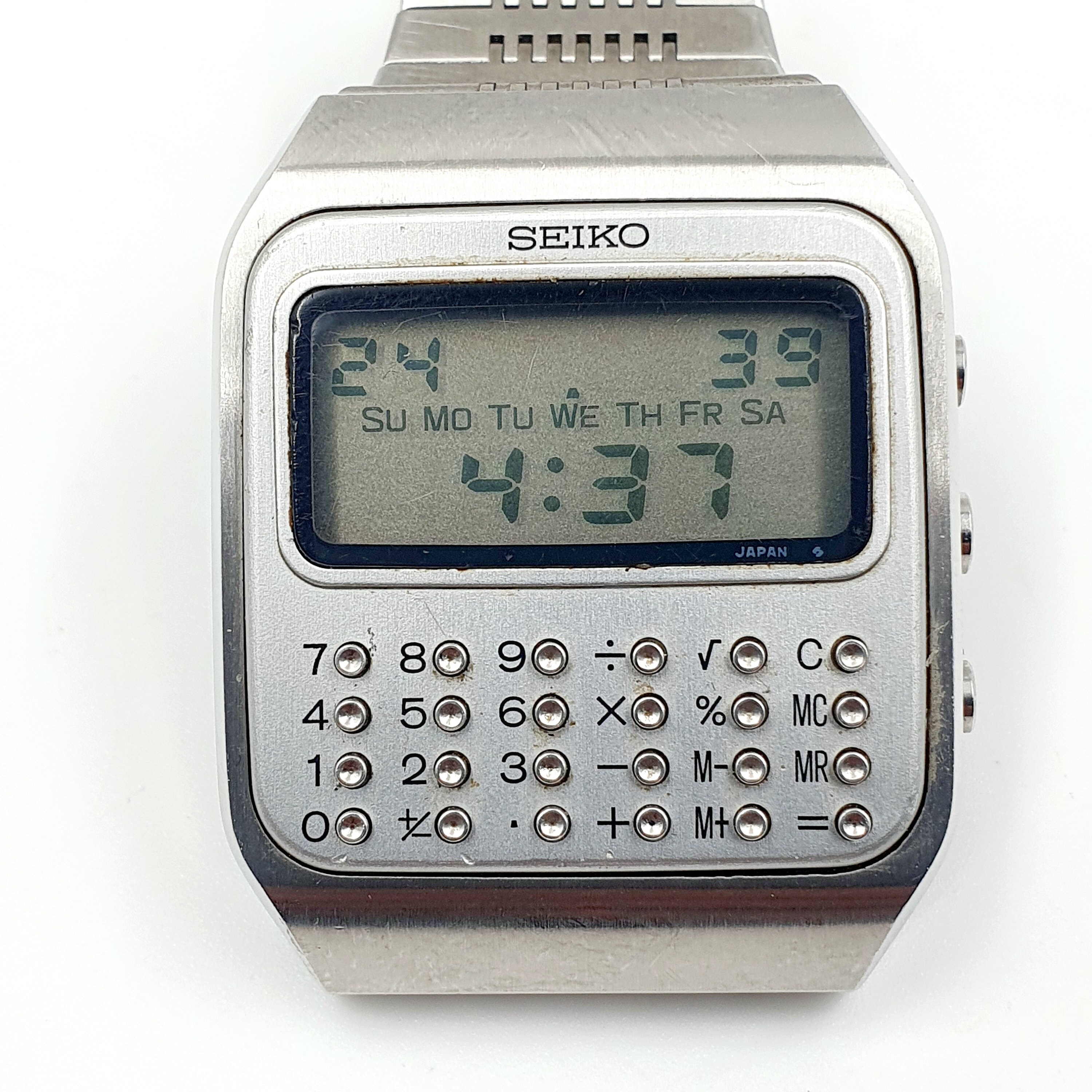 Reloj De Pulsera Con Calculadora Pantalla Lcd — MdeOfertas