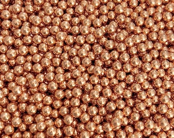 Rose Gold sprinkles pearls sprinkle blend metallic cupcake cake biscuit cookie topper birthday decoration wedding