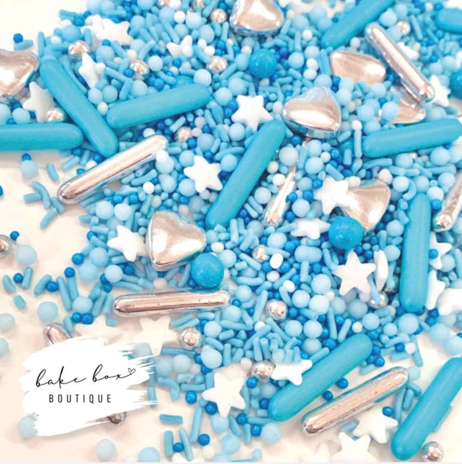 Baby Blue Sprinkles Fathers Day Sprinkle Blend Mix for Cupcake