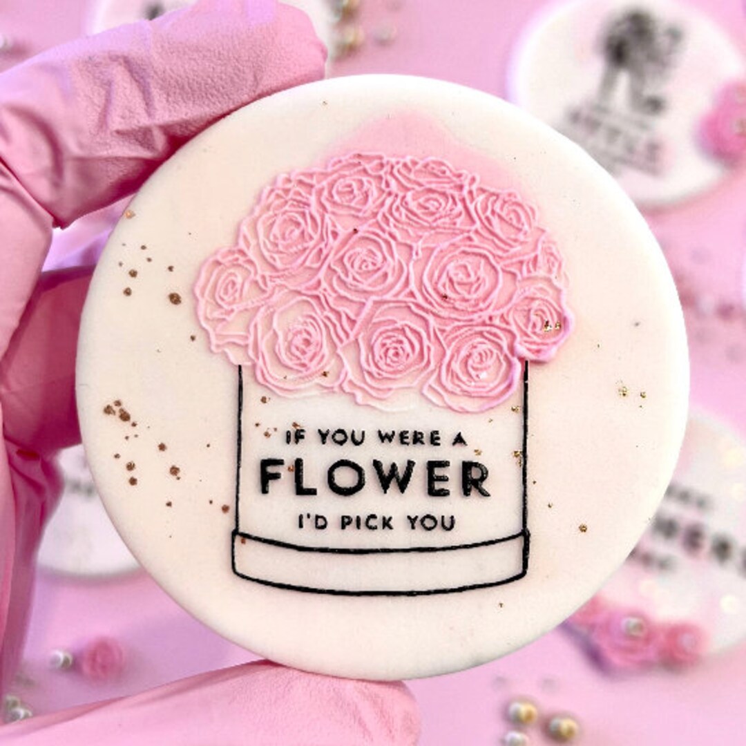 Mothers Day Embossers Stamp Happy Mothers Day Box Vase of Flowers