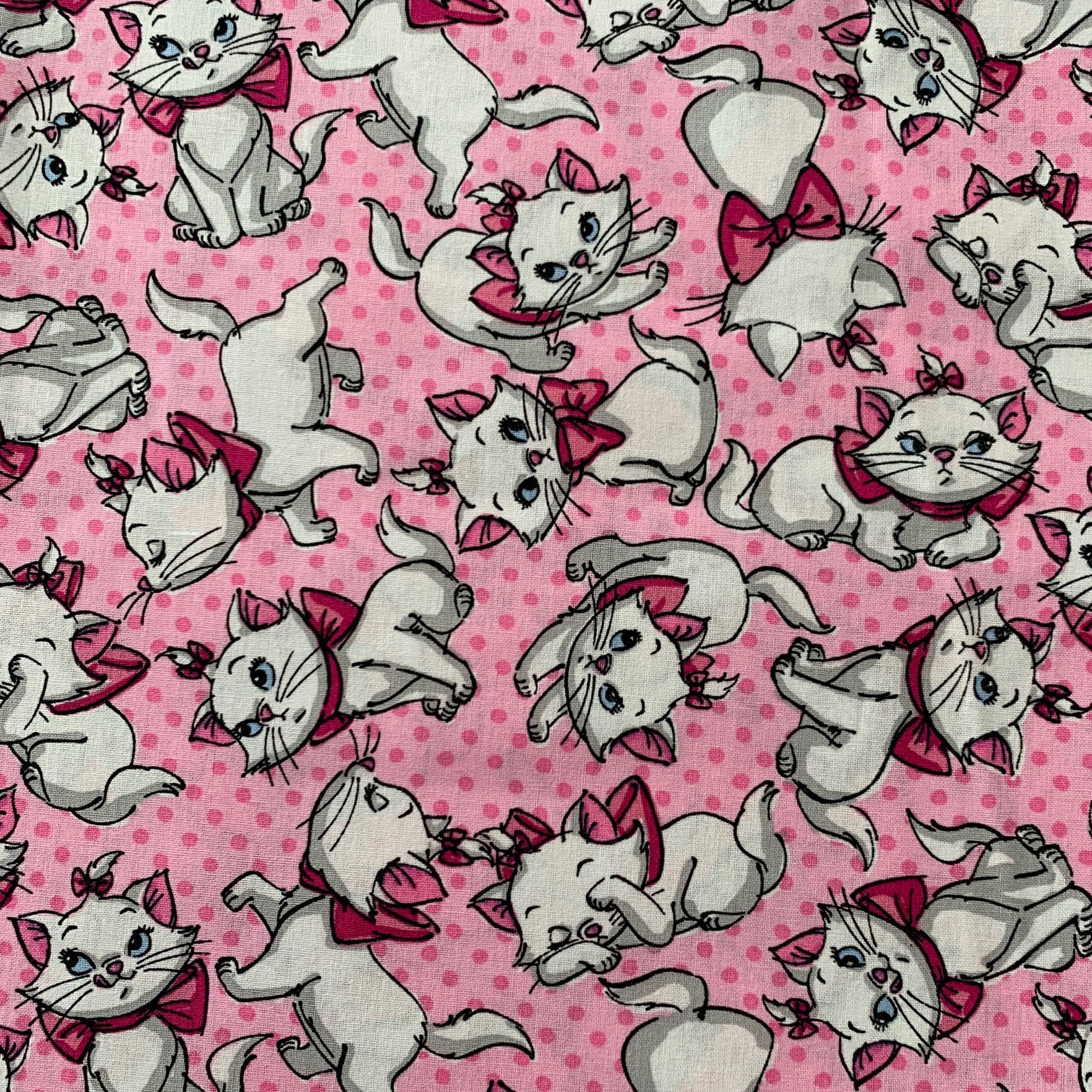 Marie Aristocats Cotton Fabric, Disney Fabric, Novelty Fabric, Licensed ...