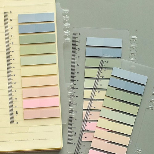 Sticky Tabs Transparent and Pastel Coloured Index Tabs Etsy UK