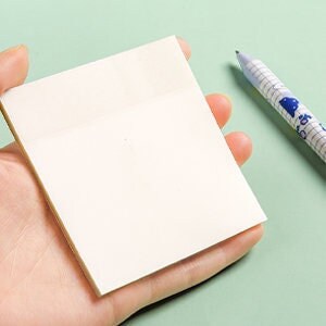 Transparent Sticky Notes Suitable for annotating Great for Studying Matte material Recyclable image 2