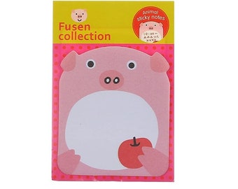 Pig-shaped Sticky Notes: Fun and Functional Stationery for Organization and Creativity - Perfect Gift for Planners and Bullet Journals