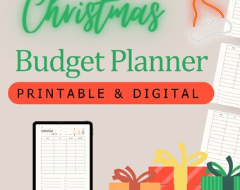 Digital Christmas Budget Planner for Stress-Free Gift Giving