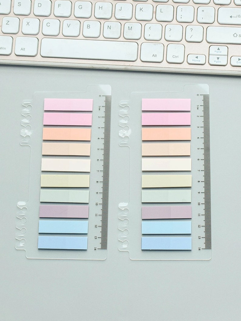 Sticky Index Tabs Set Book Tabs Transparent Stationery Etsy UK