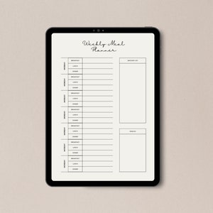 THAT GIRL Style 2024 Digital Planner Daily, Weekly, Monthly Goodnotes iPad Planner, Self Care Planner, ADHD Friendly Planner, Meal Planner image 6