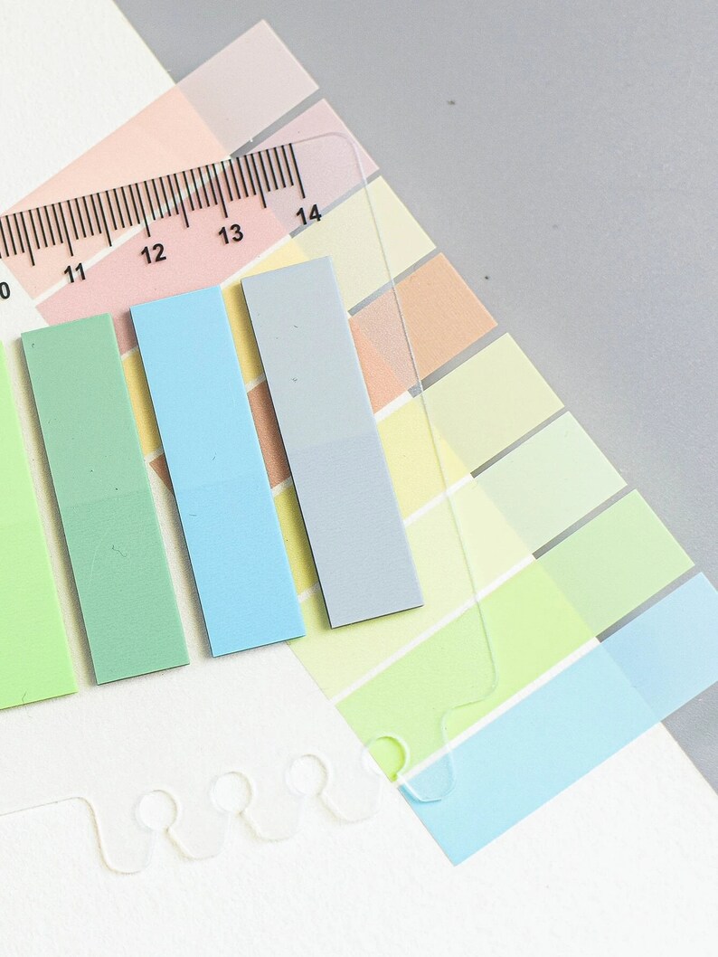 Sticky Tabs Pastel Coloured Index Tabs Annotate Stationery Etsy