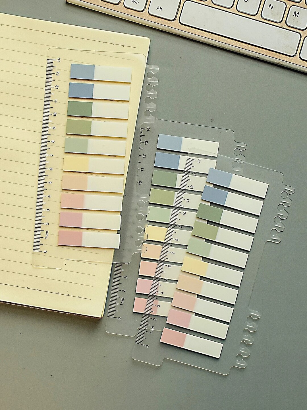 Sticky Tabs Transparent and Pastel Coloured Index Tabs Etsy