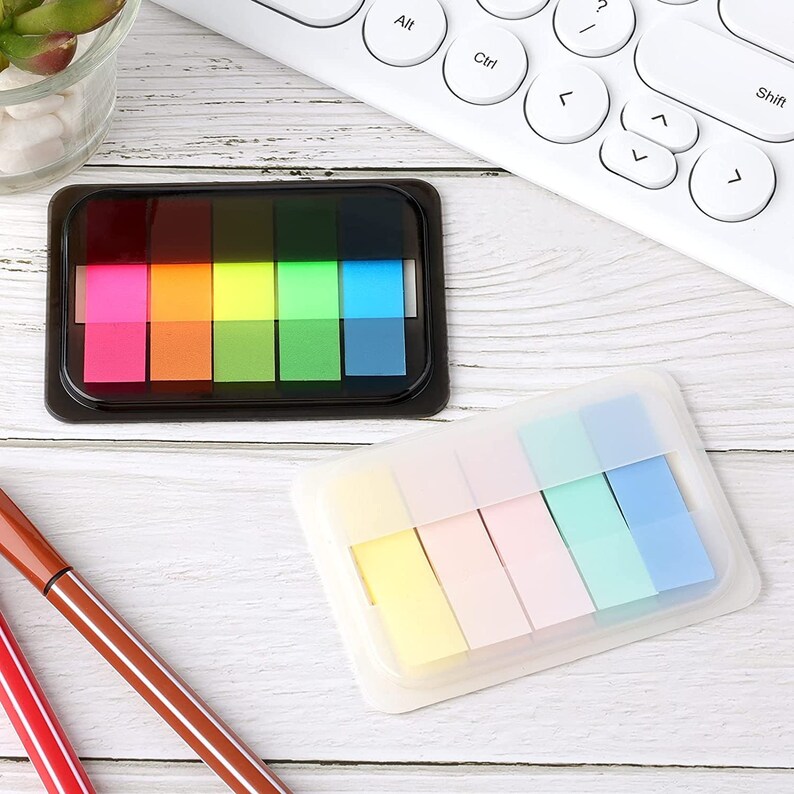 Pastel Index Tabs Sticky Note Tabs Page Markers Index Etsy UK