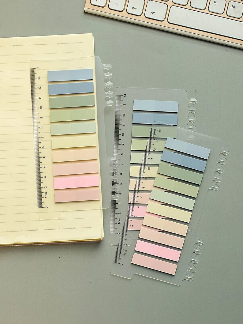 Sticky Tabs Pastel Coloured Index Tabs Annotate Stationery Etsy