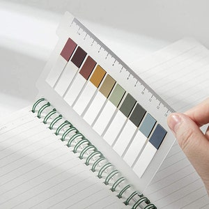 Sticky Index Tabs Set Book Tabs Transparent Stationery Sticky Tabs Page Markers Journal Planner Sticky Note Tabs Autumn Tip