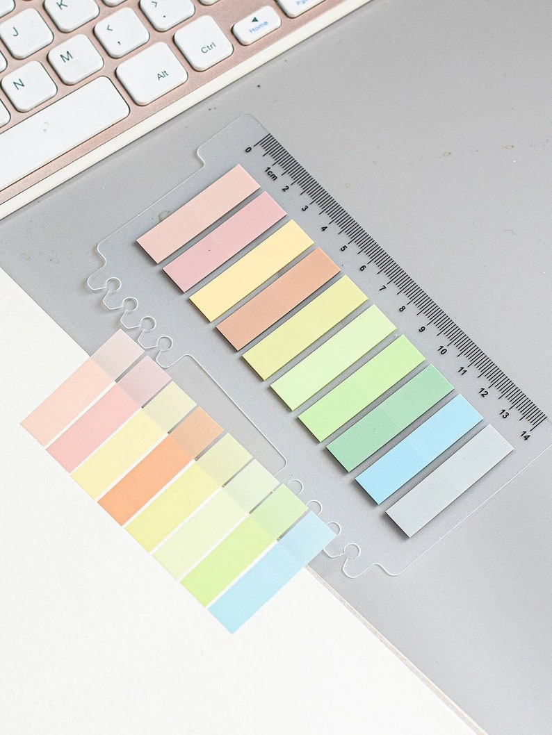 Sticky Tabs Pastel Coloured Index Tabs Annotate Stationery Etsy