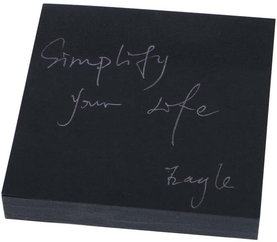 Black sticky notes deals