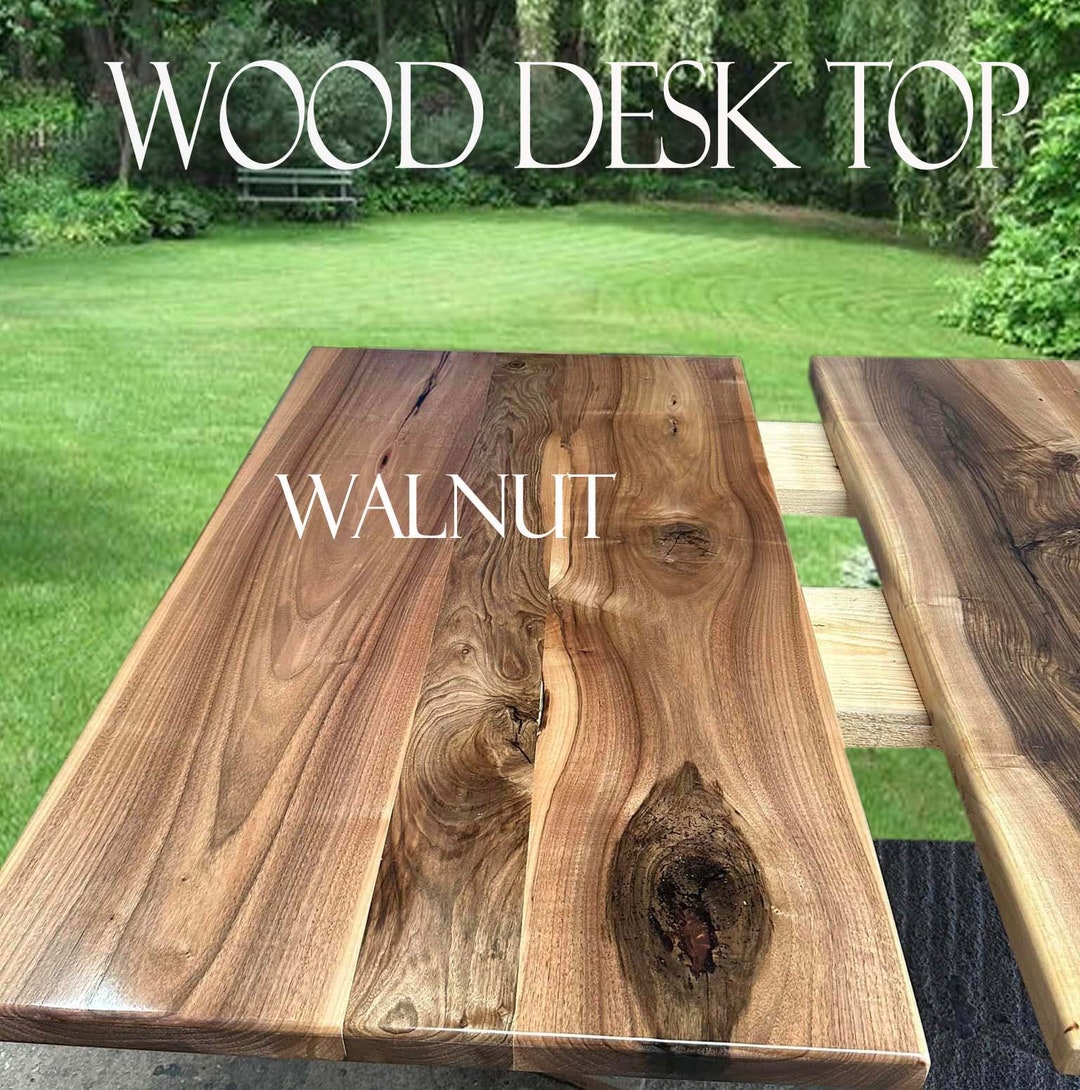 Handmade Walnut Table Top Desk Table Top desk Top Walnut Etsy