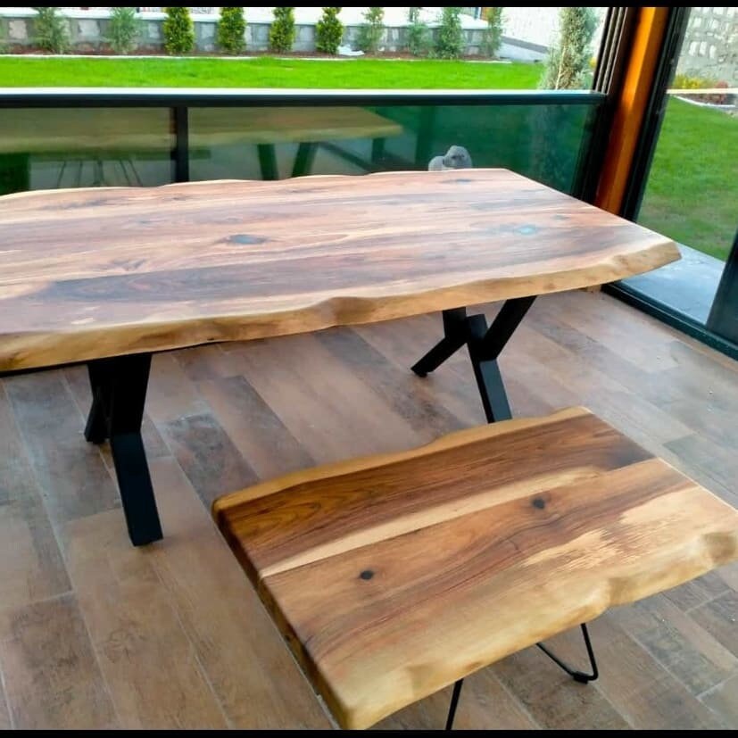 Handmade Walnut Table Top Desk Table Top desk Top Walnut Etsy