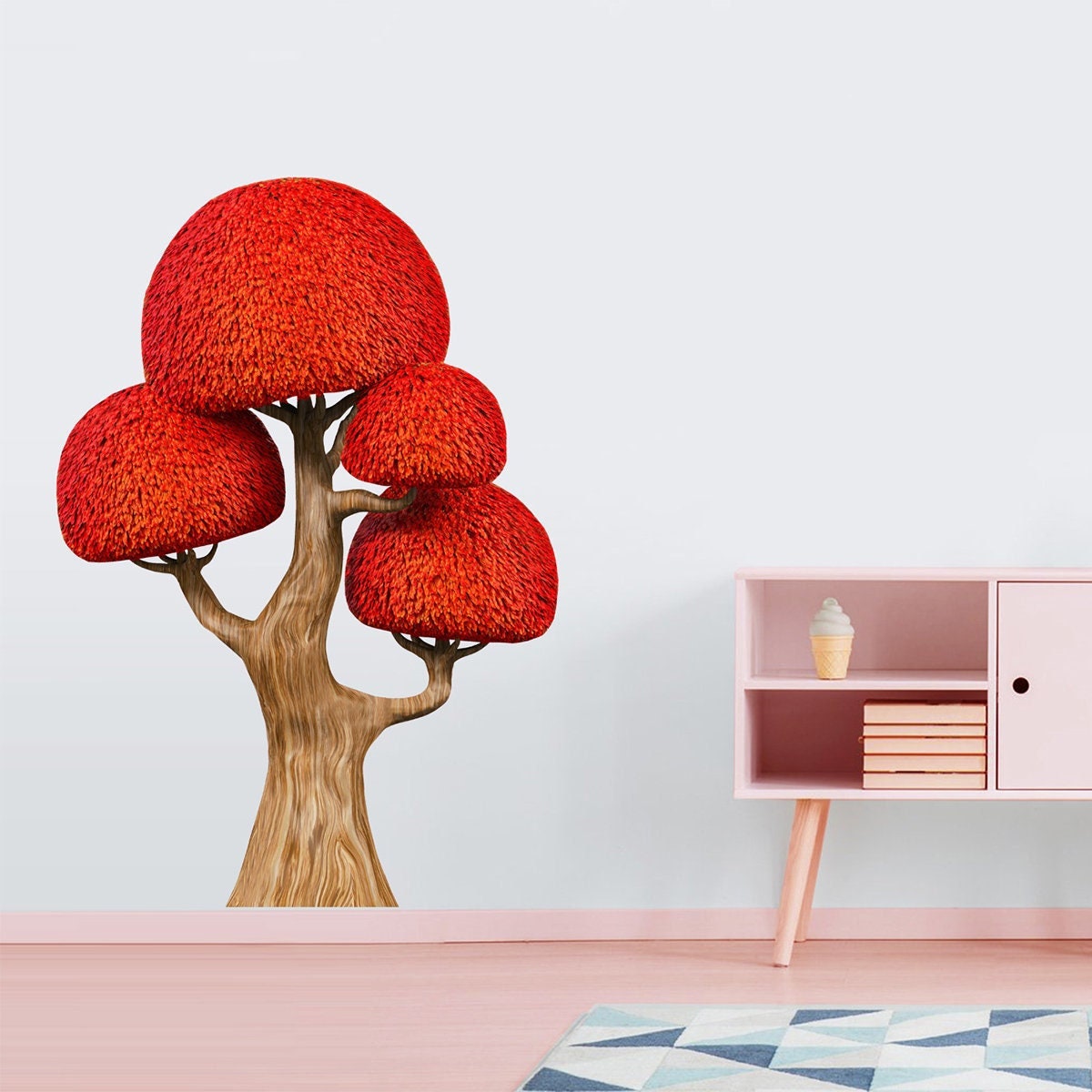 stickers Mural Arbre Asiatique, Bonsai, Japon - A025