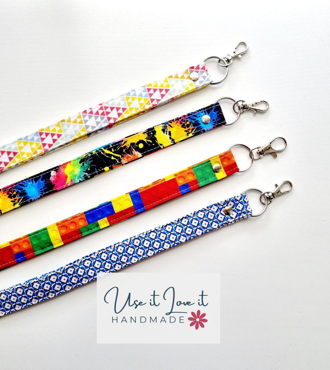 Handmade Fabric Lanyard With Breakaway Safety Clip, Made in Australia ...